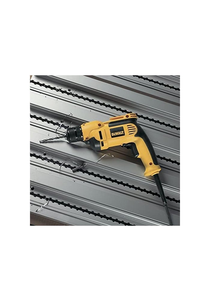 DeWalt 10mm Rotary Drill with Keyed Chuck, Yellow/Black, DWD112-B5 - Image 3